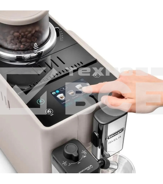 Кофемашина автоматическая DeLonghi EXAM440.55.BG бежевый, исп. кофе - зерновой/молотый, 1.4 л, 1450 Вт, 19 Бар.