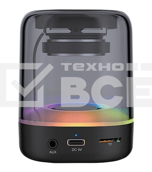 Акустическая система QUMO Plasma mini ВТ 0081 3 ВТ  объемное звучание  RGB