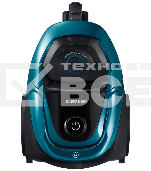 Пылесос Samsung SC 18M31B0HN ментоловый, 380/1800 Вт, уборка сухая, пылесборник контейнер 2 л