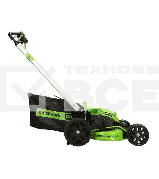 Газонокосилка аккумуляторная GreenWorks GD60LM61, 60V, 61 см, самоходная, бесщеточная, без АКБ и ЗУ (2519107)