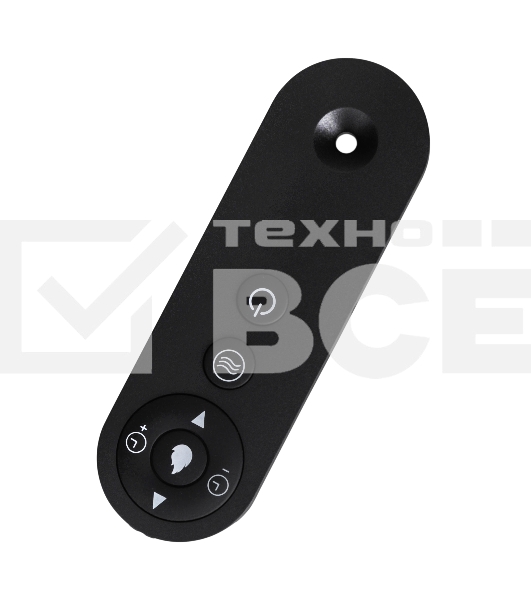 Тепловентилятор HIBERG TSF 3000 B, черный, 2000 Вт, 30 м2, с 3D - камином