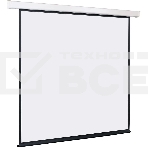 Экран [LMC-100105] с электроприводом Lumien Master Control 244x244 см Matte White FiberGlass черн. кайма по периметру, фото3