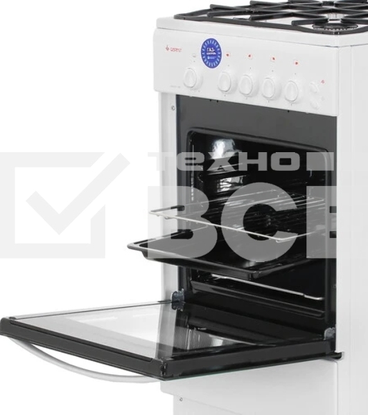 Плита газовая Gefest ПГ 3200-06 К35 белый, конфорок 4 шт, духовка 42 л, 50 см x 85 см x 53 см