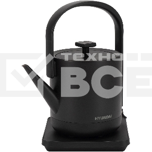 Чайник электрический Hyundai HYK-S2507 0.6 л, 1000 Вт, черный