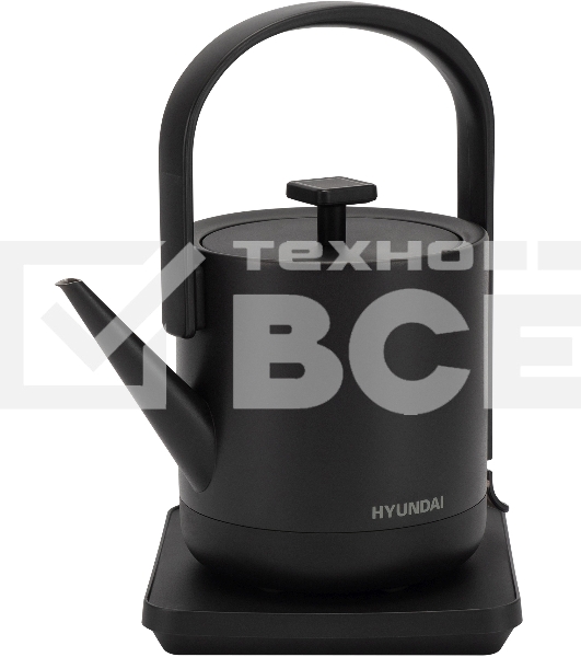 Чайник электрический Hyundai HYK-S2507 0.6 л, 1000 Вт, черный