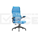 Кресло компьютерное Cactus CS-MC505-BL темно-синий, сиденье темно-синий, сетка/ткань, крестов. пластик, фото2