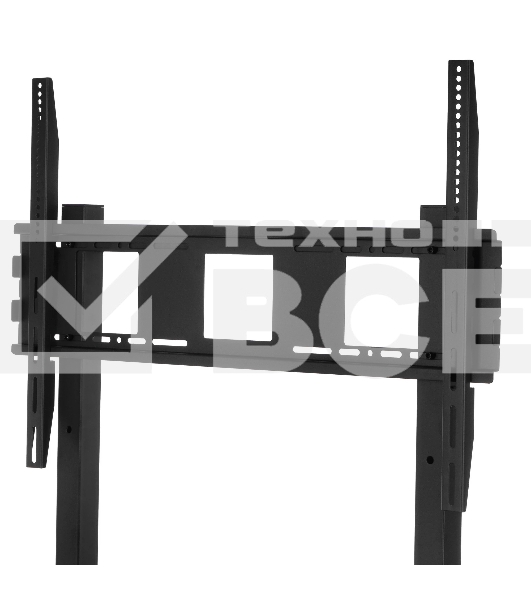 Мобильная стойка Wize Pro M86 для широкоформатных и интерактивных панелей 42 90, Max VESA 800x600 мм, высота 183 см, вертикальная регулировка, полка для медиаплеера, до 150 кг, черный