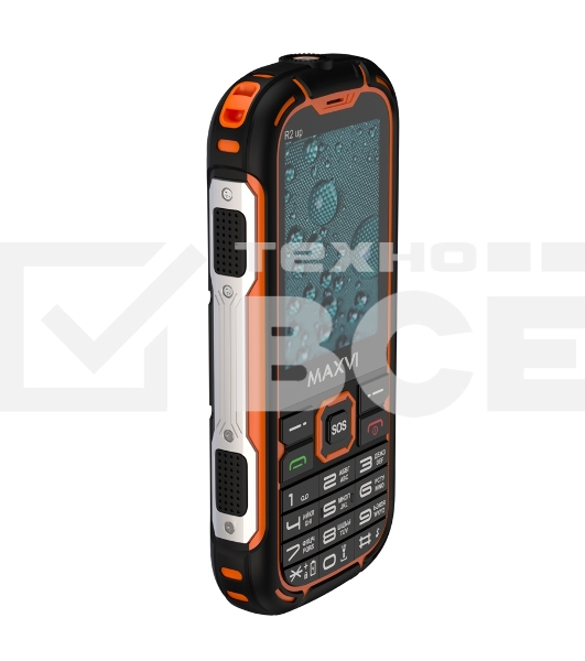 Мобильный телефон Maxvi R2 up оранжевый