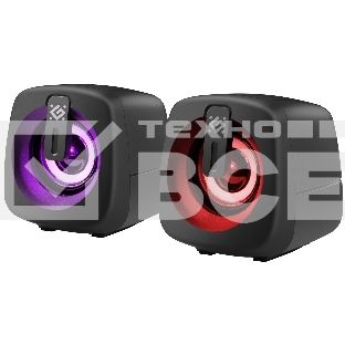 Компьютерная акустика Defender J1 6Вт, подсветка, питание от USB