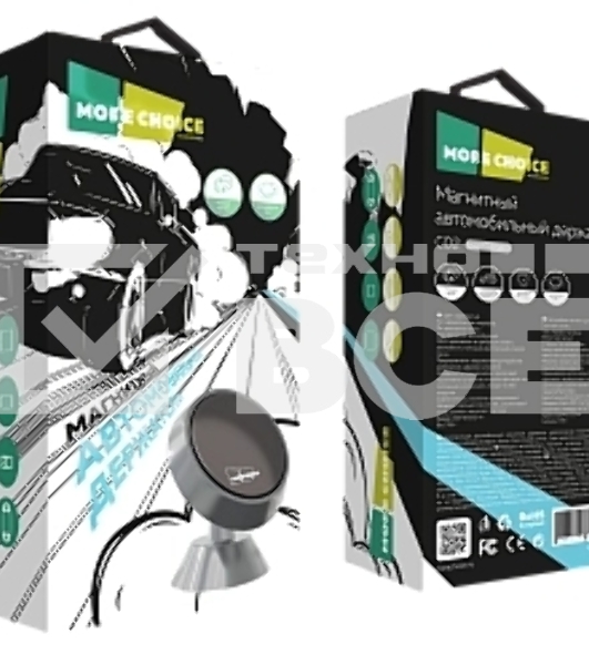 Автомобильный держатель MORE CHOICE C02 серебристый