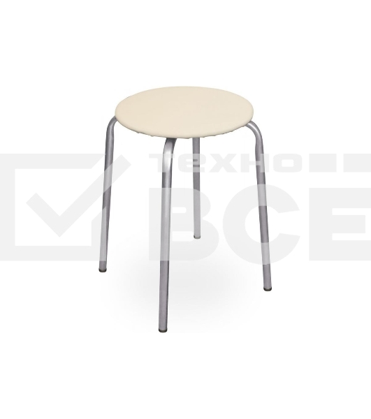 Табурет НИКА Эконом ТЭ2/СК слоновая кость