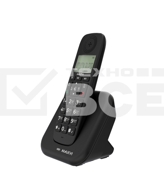 Радиотелефон MAXVI AM-02 черный