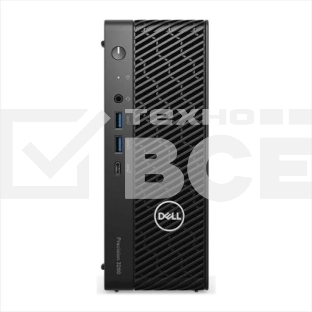 Компьютер Dell Precision 3280 i7 14900 (2.1) 64Gb SSD 1Tb RTX  A4000 16Gb CR Win 11Pro GbitEth 240W мышь клавиатура черный (3280-9641)