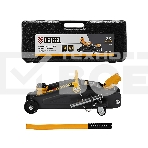 Домкрат гидравлический подкатной с фиксатором Denzel 2,8 т, 135-385 мм, в кейсе 51156, фото2