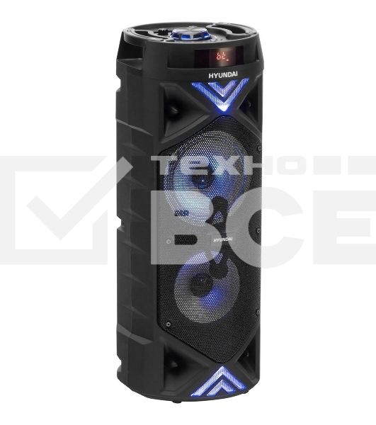 Минисистема Hyundai H-MC180 черный 80Вт/FM/USB/BT/SD/MMC