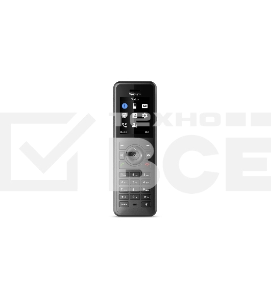 Трубка SIP YEALINK W57R, степень защиты IP54, HD звук, вибросигнал, FNR, быстрая зарядка, для W70B/W80B/W90B, шт