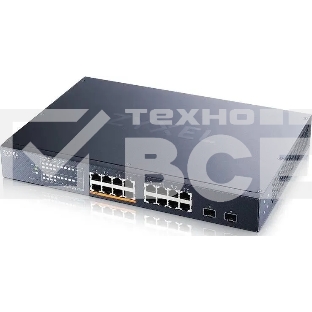 Коммутатор Zyxel NebulaFlex XMG1915-18EP-EU0101F 16x2.5Гбит/с 2SFP+ 8PoE++ 180W управляемый