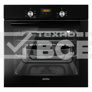 Электрический духовой шкаф Simfer B6EB56024 черный