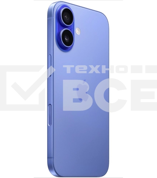 Смартфон Apple iPhone 16, 8/128Gb, ультрамарин