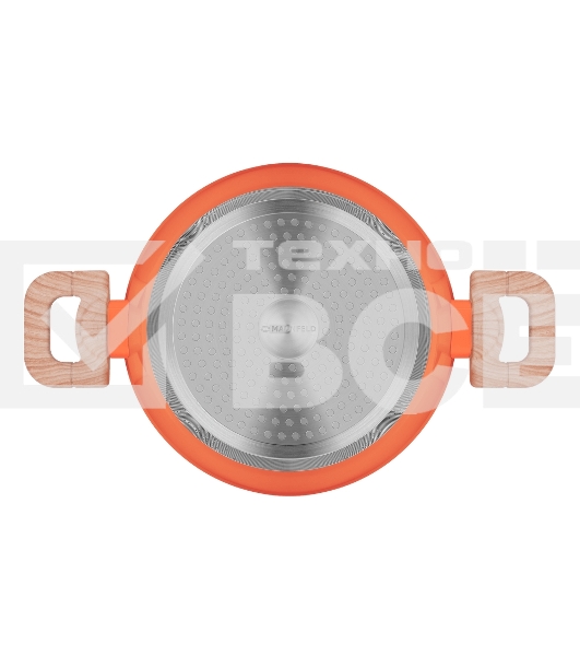 Кастрюля Maunfeld MARTA MCS22FA06CL из кованого алюминия со стеклянной крышкой, 20 см, 2,2 л.