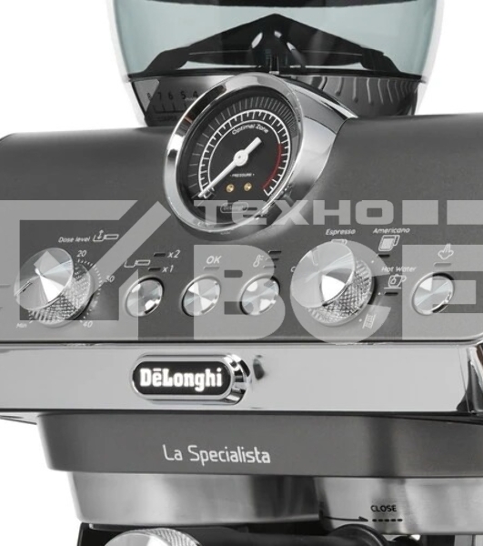 Кофеварка рожковая DeLonghi EC9255.T титан, исп. кофе - зерновой/молотый/чалды, 1.7 л, 1400 Вт, 15 Бар