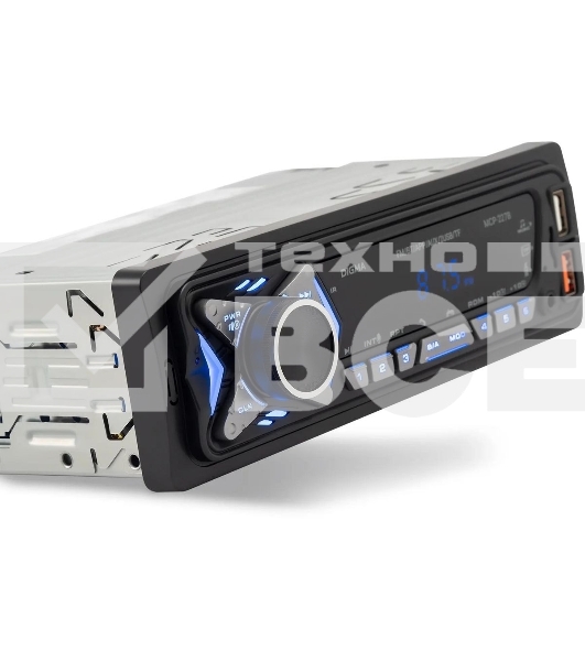 Автомагнитола Digma MCP-227B 1DIN 2x45Вт v5.0 USB 2.0 AUX 2 ПДУ