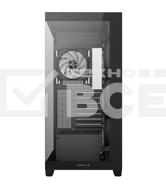 Корпус Deepcool CG580 4F черный без БП ATX 6x120mm 3x140mm 2xUSB3.0 audio bott PSU