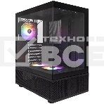 Компьютерный корпус 1STPLAYER MIKU Mi7-A Black / ATX / 3x120mm LED fans / Mi7-A-BK-2F1R-1F1, фото 1