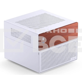 Корпус без блока питания JONSBO N4, Mini-Tower, 1x120mm, 1xUSB-A 3.0 + 1xUSB-C 3.2, SFX PSU Support, mATX, mITX White