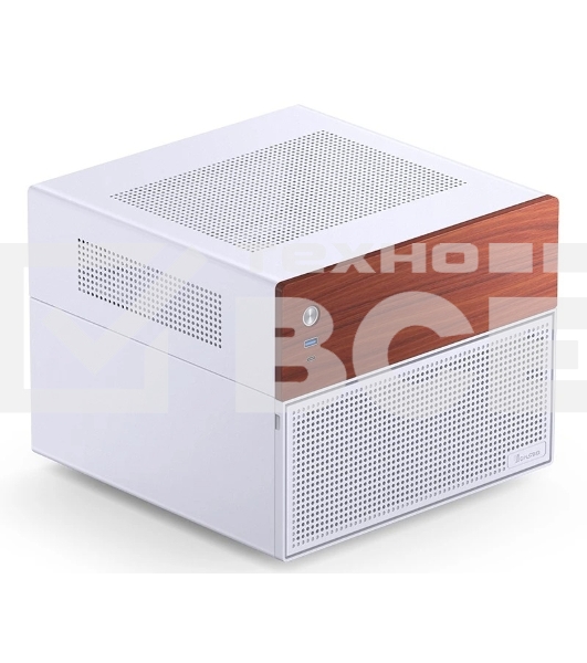 Корпус без блока питания JONSBO N4, Mini-Tower, 1x120mm, 1xUSB-A 3.0 + 1xUSB-C 3.2, SFX PSU Support, mATX, mITX White