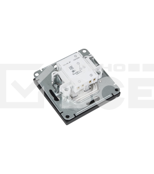 Переключатель 1-кл. ArtGallery IP44 10AX механизм карбон SE GAL441061