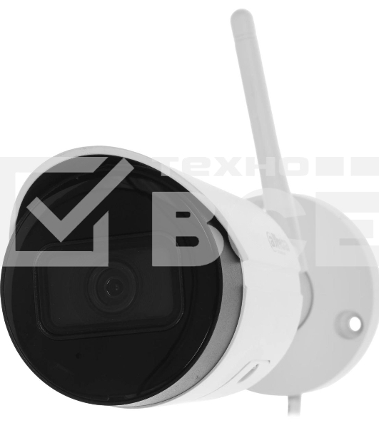 Камера видеонаблюдения IP Dahua DH-IPC-HFW1430DSP-SAW-0360B Wi-Fi 2.8-3.6мм цв. корп.:белый/черный