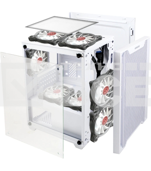 Компьютерный корпус Ginzzu CL560 белый mATX