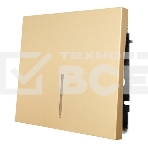 Выключатель LEZARD 704-3688-111QC 1-кл. с индик. СП ZIMA IP20 10А безвинт. зажим, зол., фото3