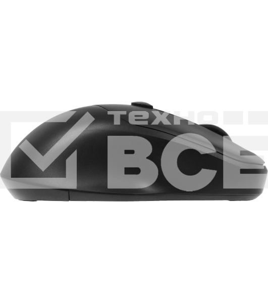 Мышь беспроводная Defender Feam MM-296 черный, 1600 dpi, радиоканал, USB, кнопки - 4