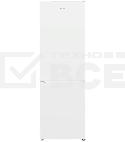 Холодильник Maunfeld MFF185SFW белый двухкамерный 213/104л морозилка снизу