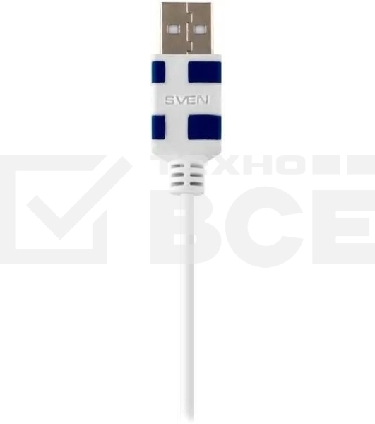 Клавиатура SVEN KB-S300 проводная, USB Type-A, белый