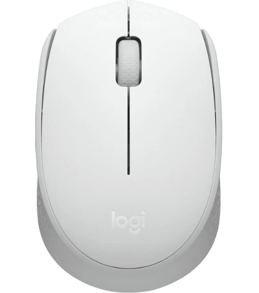 Мышь беспроводная Logitech M171 белый, 1000 dpi, радиоканал, USB, кнопки - 3