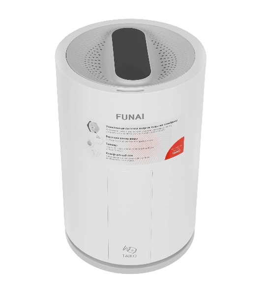 Увлажнитель воздуха FUNAI TAIKO USH-TKE7251WC белый, 30 м², 5 л