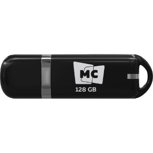 Флешка USB MORE CHOICE МФБ128 Black (4620202558961), 128GB, USB 3.0, R/W 25/15, черный