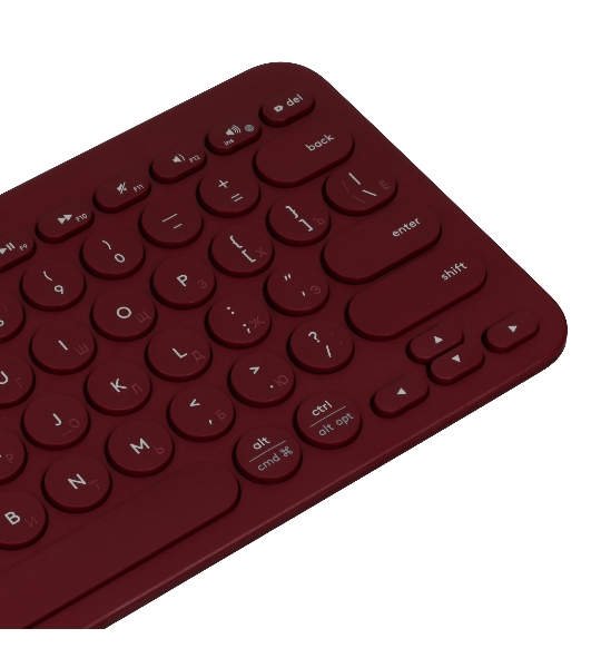 Клавиатура беспроводная Logitech K380 (920-007655) красный