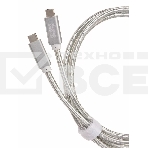 Кабель USB 3.1 Type Cm -- Cm IC 5А 10Gbs длина 1M, Telecom <TC420S> серебряный, фото4