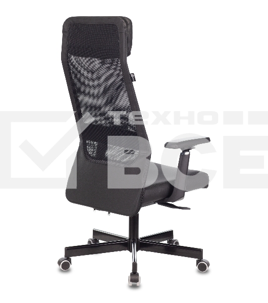 Кресло руководителя Бюрократ T-995/BLACK черный TW-01, искусственная кожа, крестовина металл