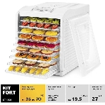 Сушилка для овощей и фруктов Kitfort КТ-1909 9под. 700Вт белый, фото2