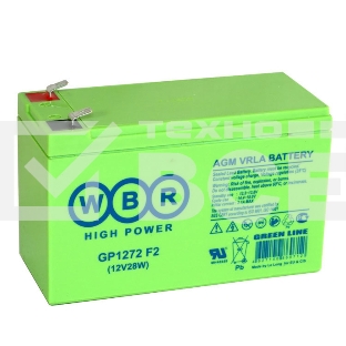 Батарея WBRGP1272 F2 (12V28W) 12В 7.2А.ч