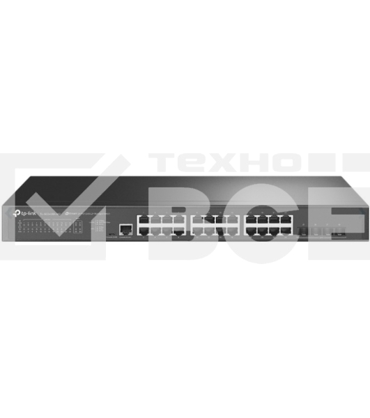 Коммутатор JetStream 24-Port 2.5GbASE-T L2+ Managed Switch with 4 10GE SFP+ SlotsPORT: 24× 2.5G RJ45 Ports, 4× 10G SFP+ Slots, RJ45/Micro-USB Console PortSPEC: 1U 19-inch Rack-mountable Steel CaseFEATURE: Integration with Omada SDN Controller, Static Routi