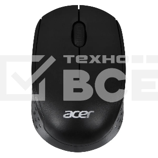 Мышь беспроводная Acer OMR020 черный, 1200 dpi, радиоканал, USB, кнопки - 3
