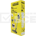 Пылесос вертикальный/ручной Karcher VC 6 Cordless ourFamily Car черный/белый, питание от аккумулятора, 250 Вт, уборка сухая, пылесборник 0.8 л, работа от АКБ max 50 мин, фото7