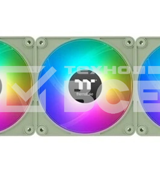 Комплект вентиляторов для корпуса Thermaltake CT120 EX Reverse ARGB Sync (3 шт.) зеленый, 120 мм, 2000 об/мин, 31.2 дБ, 4 pin