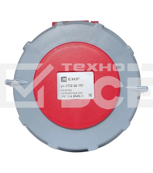 Розетка переносная EKF 2252 ps-2252-32-380 PROxima 3Р+РЕ+N 32А 380В IP67